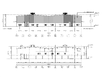 Bản vẽ Autocad thiết kế nhà xưởng sản xuất 1.2 hecta xưởng chính kích thước 60x68m khung Zamil có cầu trục
